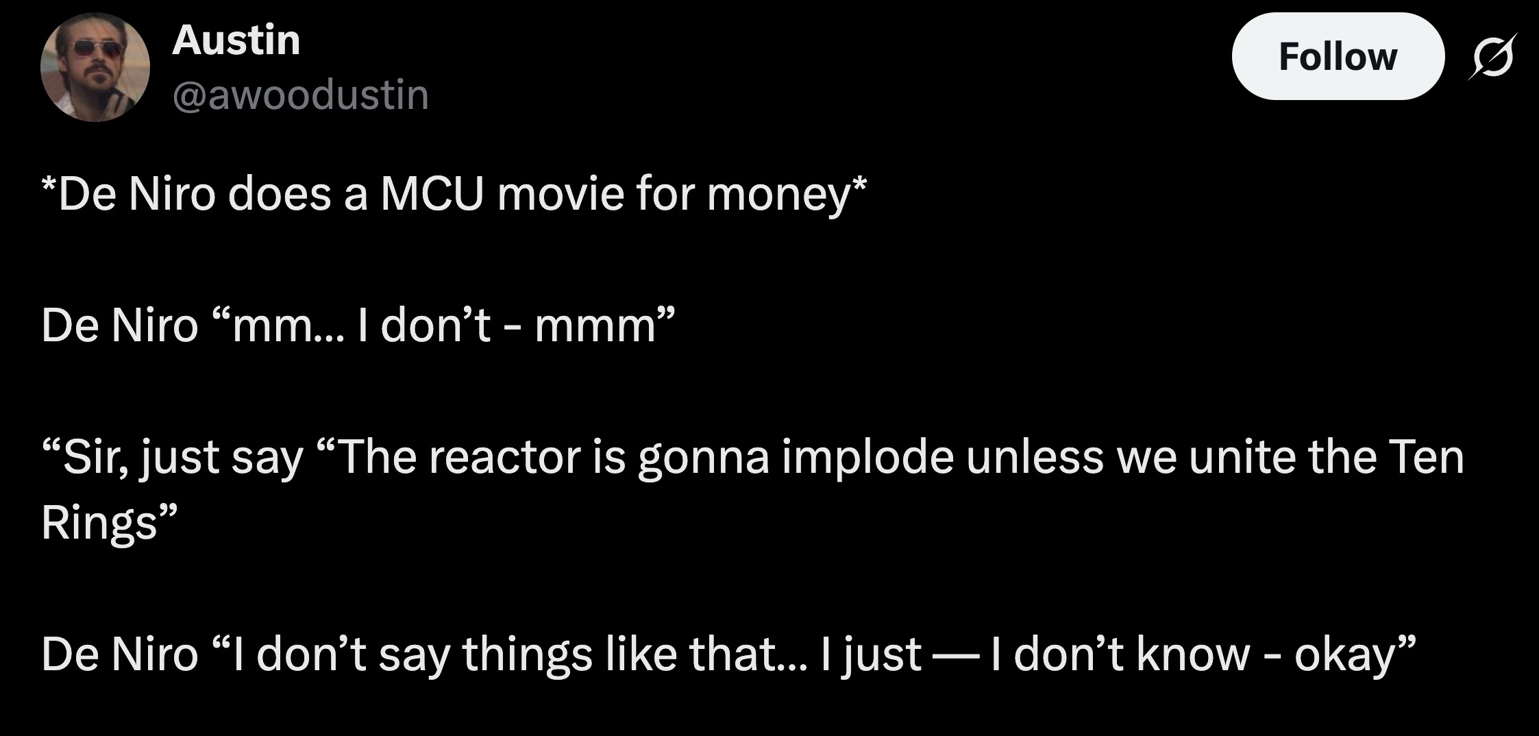 It'll happen one day